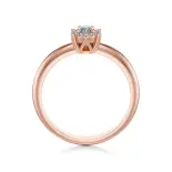 Pierścionek zaręczynowy z diamentami